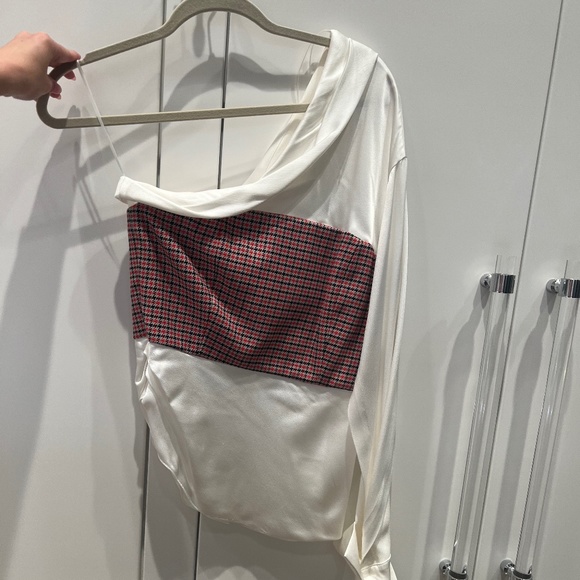 HELLESSY Paloma Houndstooth Print Blouse - Picture 3 of 3